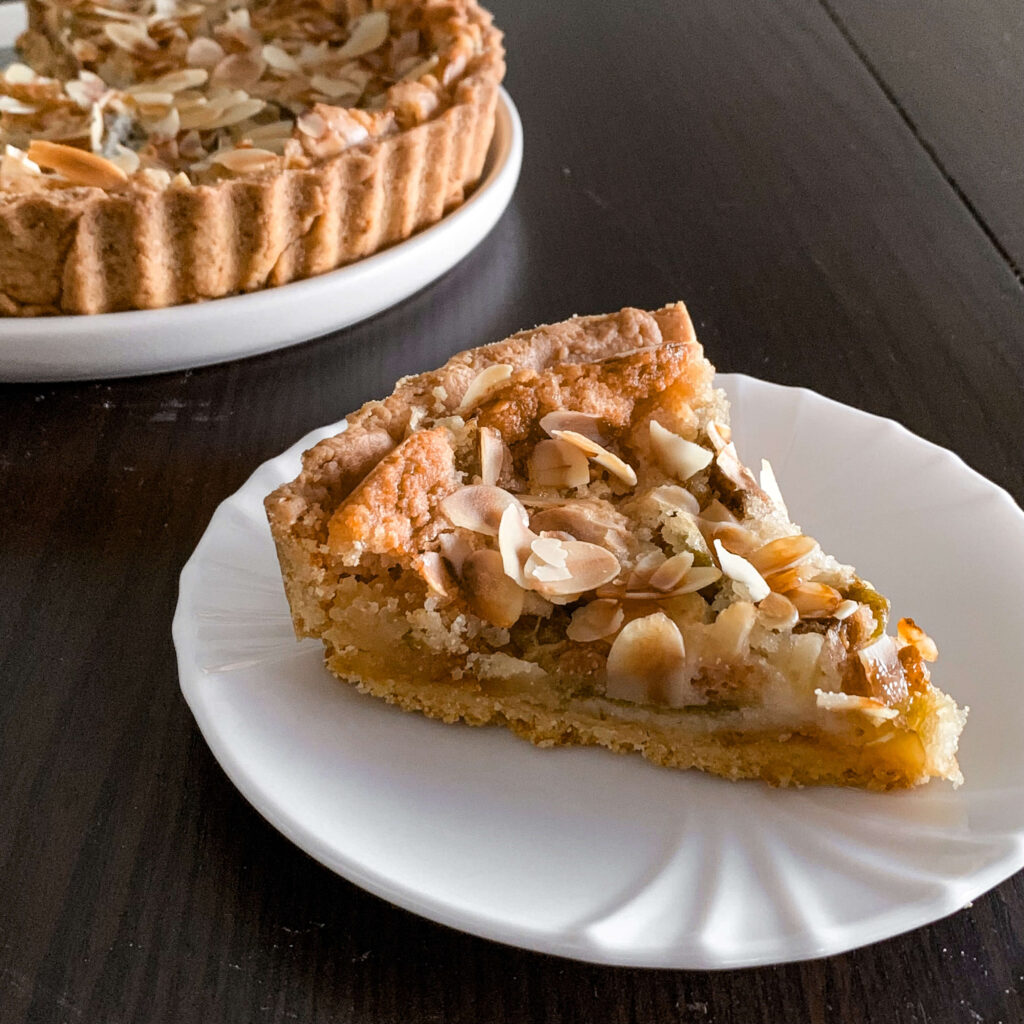 fügés mandulakrémes pite szelet